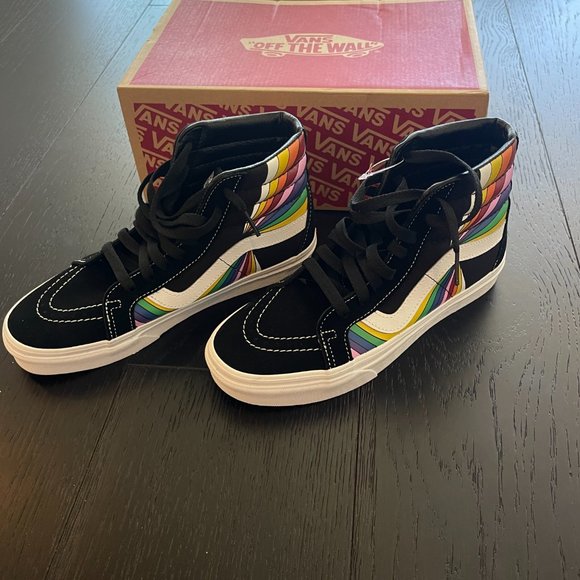 NWT Sk8-Hi Vans Multicolor - US Mens 6.5 - Picture 4 of 6
